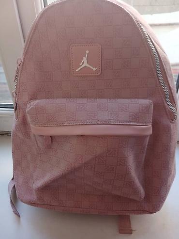 рюкзак jordan 23: Рюкзак розовый с логотипом Jordan. Удобный, вместительный, приятный — 1