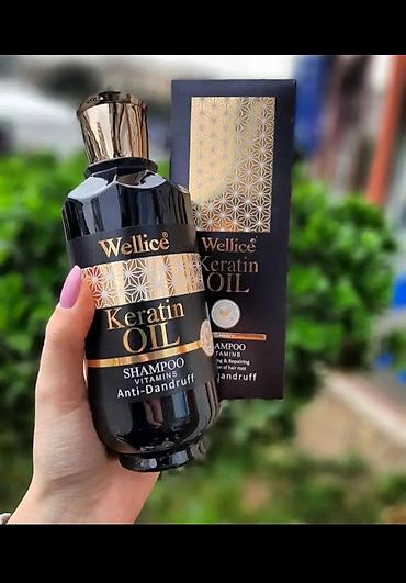 Heyvanlar üçün mallar: Wellice Keratin Oil Şampun – Kepek əleyhinə, vitaminli saç baxımı — 1