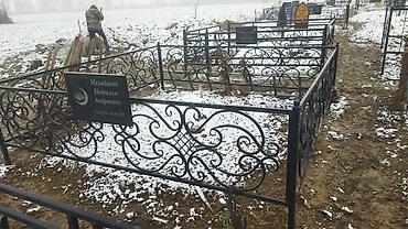 фото можно: Кованые ограды и таблички для места захоронения - Художественная — 2