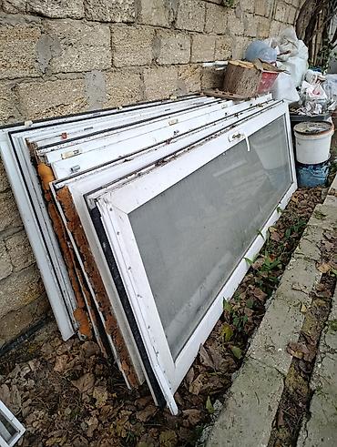PVC şüşəli qapı-panellər Məhsul təsviri: - Ağı rəngli PVC (plastik)
