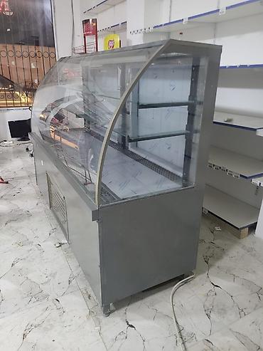 Soyuducu avadanlığı: Mağaza, market və kafe üçün soyuduculu vitrin.Az işlənib.Yeni — 3