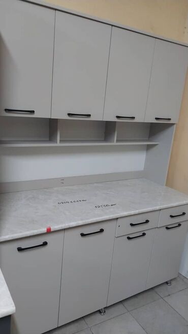 Кухонные гарнитуры: Кухонный гарнитур, Новый, цвет - Белый, ДСП, Платная доставка, Самовывоз — 12