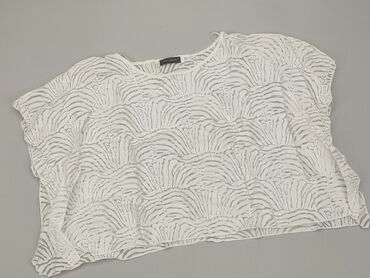białe t shirty z dekoltem: Top XL, stan - Dobry