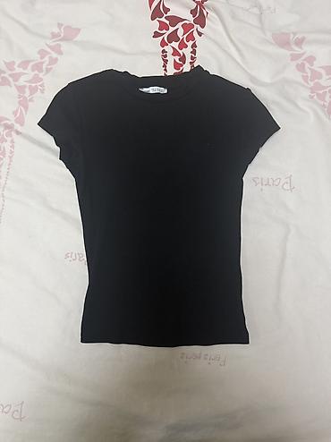 cins walvar: Bershka qısa qollu, yuvarlaq yaxalı qadın T‑şörtü (25 manata alinib) - — 3
