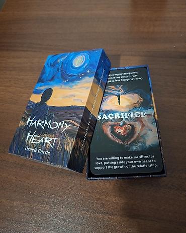 Спорт и хобби: “Harmony Heart – Oracle Cards” dəsti - 56 kartdan ibarət dəst - Hər — 3