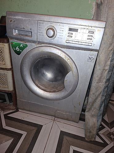 avto siqnalizasiya: Paltaryuyan maşın LG, 6 kq, İşlənmiş, Avtomat, Qurutmasız — 1