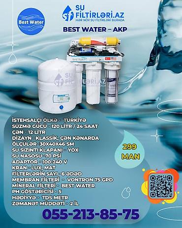 Elektronika: BEST WATER modelləri. Məişət su filtrləri — 2