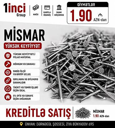 xamut satisi: Məhsul: Mismar Xüsusiyyətlər: - Yüksək keyfiyyətli polad material - — 1