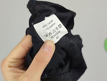 czarne: T-shirt damski, rozmiar L — 4