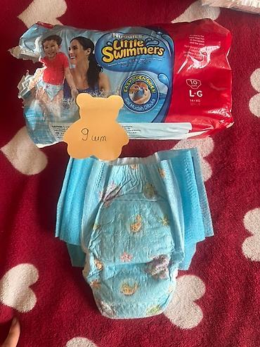 pampers: Новые. Трусики-подгузники для плавания. Трусики из распечатанных — 2