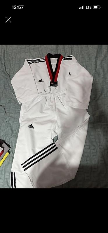 Кимоно для тхэквондо Adidas (dobok) на 130-140 см - Комплект: куртка