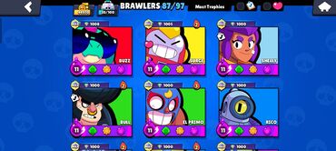 İT, komputerlər, əlaqə: Brawl Stars hesabı – Maraz’s - Profil tagı: #RLQ9CRJ29 - Nick — 9