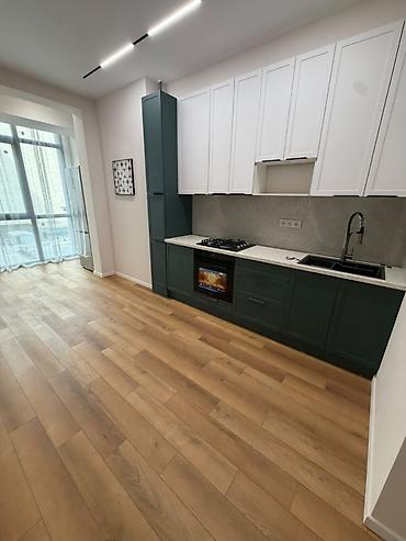 Продажа квартир: 2 комнаты, 80 м², Асанбай мкр Элитка, 3 этаж, Свежий ремонт — 1