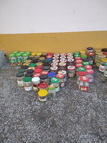 Ostalo posuđe: Razne tegle, teglice, false, flasice-razlicite gramaze. Sve cisto I sa — 6