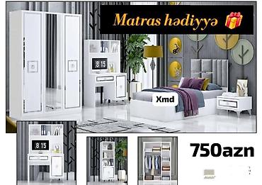 gence matras: Oğlan və qız üçün, Yeni, Təknəfərlik çarpayı, Dolab, Yazı masası — 1