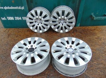 диск на gx: Куйма Дисктер R 16 Mercedes-Benz, Комплект, тешиктери - 5, Колдонулган