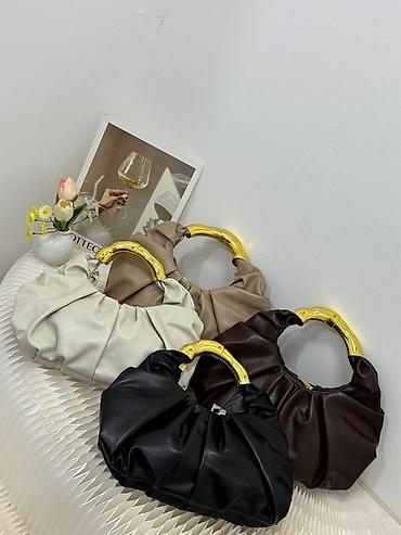 qizil qablari: Fendi üslubunda aypara formalı çiyin çantaları - Dizayn: Zərif aypara — 4