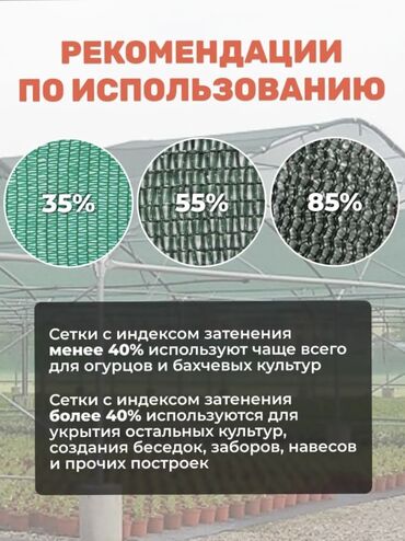 Теплицы: Затеняющая сетка для сада и хозяйства (оптом и в розницу!) В рулоне — 9