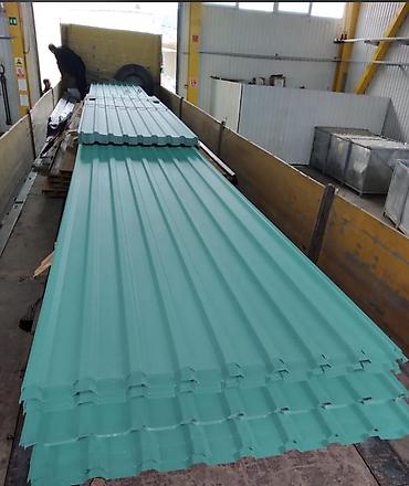 Profnastil: Profil metal təbəqələr – dam və hasar üçün - Material: polimer — 4