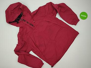 second hamd store: Męska kurtka ANIMAL – anorak z kapturem, bordowa/czerwień. - Krój — 2
