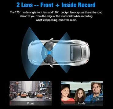 Videoreqistratorlar: Videoreqistratorlar, Yeni, Zərbə sensoru ilə, 128 gb, Çin, Ödənişli çatdırılma — 10