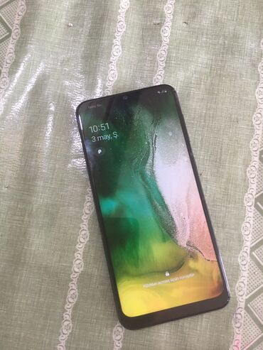 samsung z130: Samsung Galaxy A30, 32 GB, rəng - Göy, Zəmanət, Sensor, Barmaq izi