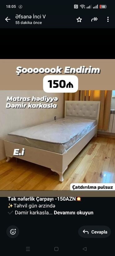 кровати в баку: Təknəfərlik çarpayı