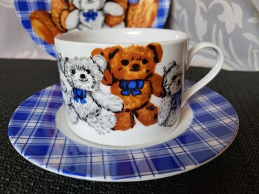 Kuhinjski setovi: Porcelanski nov,vintaz nemacki set za decu. Porcelanski trodelni — 4