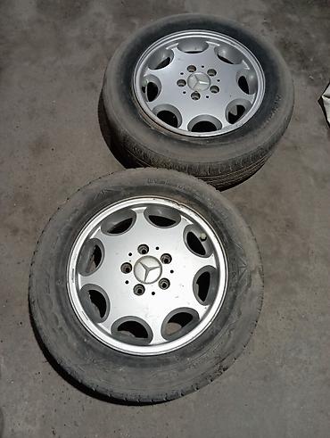 2 gr: Продаю Два литых диска с резиной Mercedes-Benz с шинами. 195/65/р15 — 1