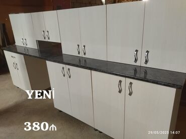 Yataq otağı dəstləri: Mətbəx mebeli yenidir 380₼ satılır‼️ Ölçü 3m ÇATDIRILMA QURAŞDIRILMA