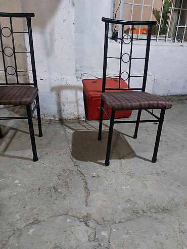 Mətbəx üçün, İşlənmiş, Qatlanmayan, rəng - Qara Stul