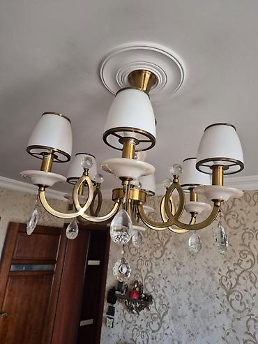 tavan modelleri: Çılçıraq, 6 lampa, Metal — 4