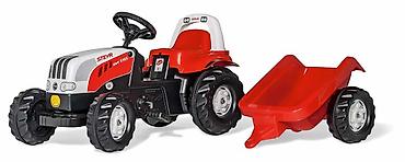 kapibara igracka: Traktor Rolly Kid Steyr sa prikolicom – Rolly Toys Šifra proizvoda — 1
