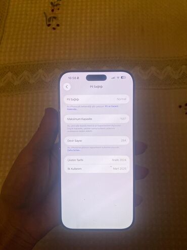 Apple iPhone: IPhone 16 Pro Max, 512 GB, Gümüşü, Face ID — 5