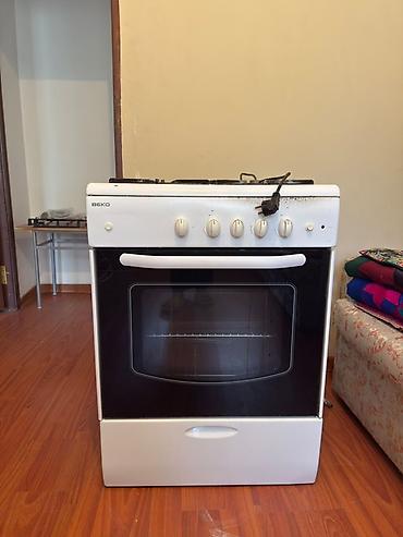 baking oven: Плита BEKO комбинированная: 3 газовые конфорки + 1 электрическая — 2