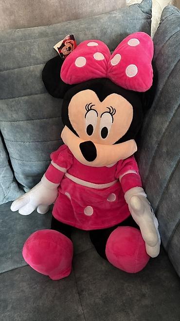 mickey mouse: Böyük ölçülü yumşaq oyuncaqlı Minnie Mouse kuklası - Material: yumşaq — 1