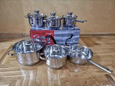 ormari dubine 40 cm: Set posuđa “Excellent Line Jumbo Set” – komplet od nerđajućeg čelika — 1