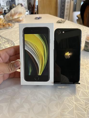 prodat iphone: IPhone SE 2020, 128 GB, Qara, Barmaq izi — 1