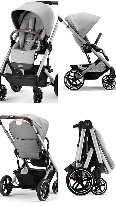 детские машины бишкек цены: Коляска, Cybex, цвет - Серебристый, Б/у, Самовывоз — 1