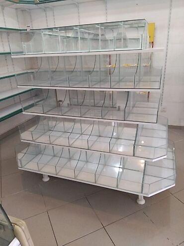 Оборудование для магазинов: Şüşe konfet qablarının hazirlanması.Qiymet barede elaqe aşagıda qeyd — 7