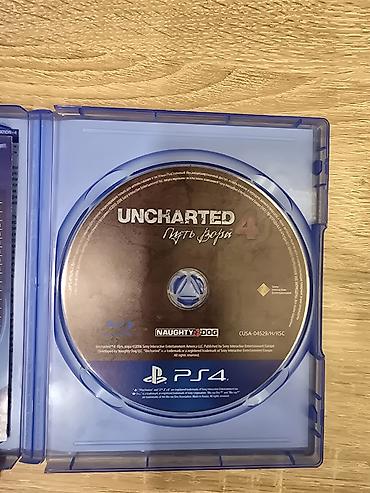 007 first light: Uncharted 4: A Thief’s End – PS4 oyun diski. Disk ideal vəziyyətdədir — 2