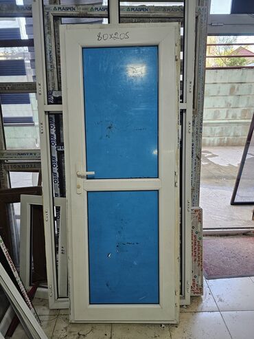 Plastik pəncərələr: İkiqat şüşə paketi Plastik pəncərə, Еni: 200 sm, Uzunluğu: 160 sm — 3