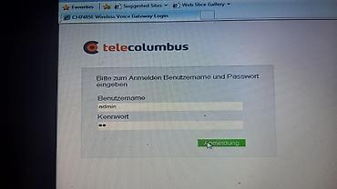 him rs: Telecolumbus CH7485E – kablovski Wi‑Fi ruter (Wireless Voice Gateway) — 6