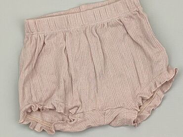 rozowa satynowa sukienka: Shorts, H&M, 0-3 months, condition - Very good