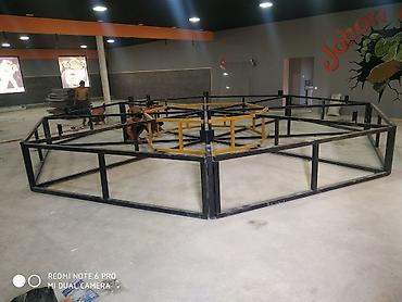 Модульные покрытия, пазлы: Профессиональный боксерский ринг🇰🇬 все размеры есть и подом, Без подом — 9