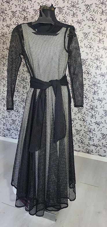 Вечерние платья: Вечернее платье, А-силуэт, Длинная модель, С пайетками, XS — 9