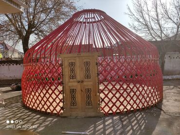 Аренда юрт: Аренда юрты, Каркас Деревянный, Более 100 баш, Стол, Казан, Посуда — 5