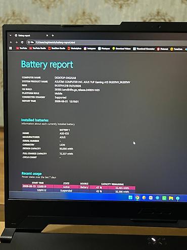asus a15: İşlənmiş ASUS TUF Gaming, 15.6 ", AMD Ryzen 7, 1 TB, Pulsuz çatdırılma, Ödənişli çatdırılma, Rayonlara çatdırılma — 4