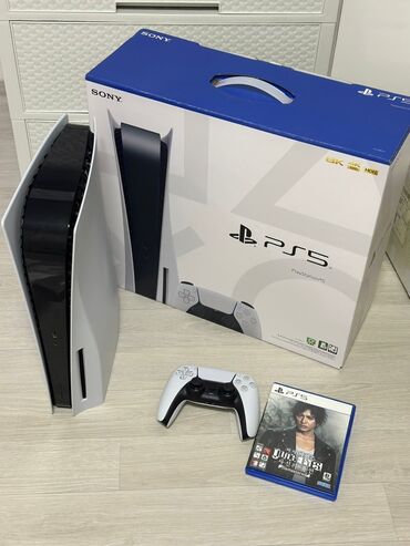 сони: PS5 825 gb +подставка +1 игра 41000 сом