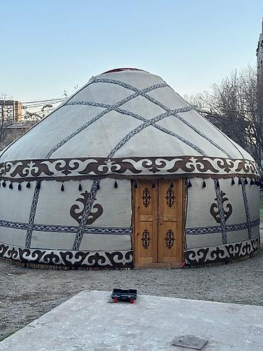 Аренда юрт: Аренда юрты, Каркас Деревянный, 75 баш, Самовар, Стол, Посуда — 4